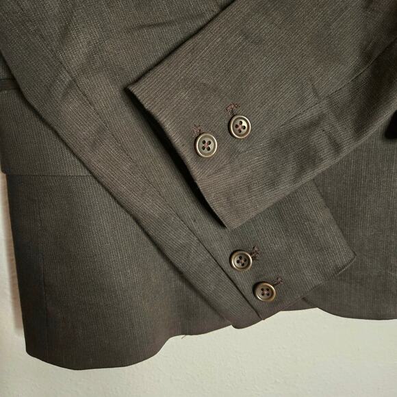 Theory Linen Wool Blazer Size 2 Office Classic Basic Layering Versatile Work - Picture 6 of 13